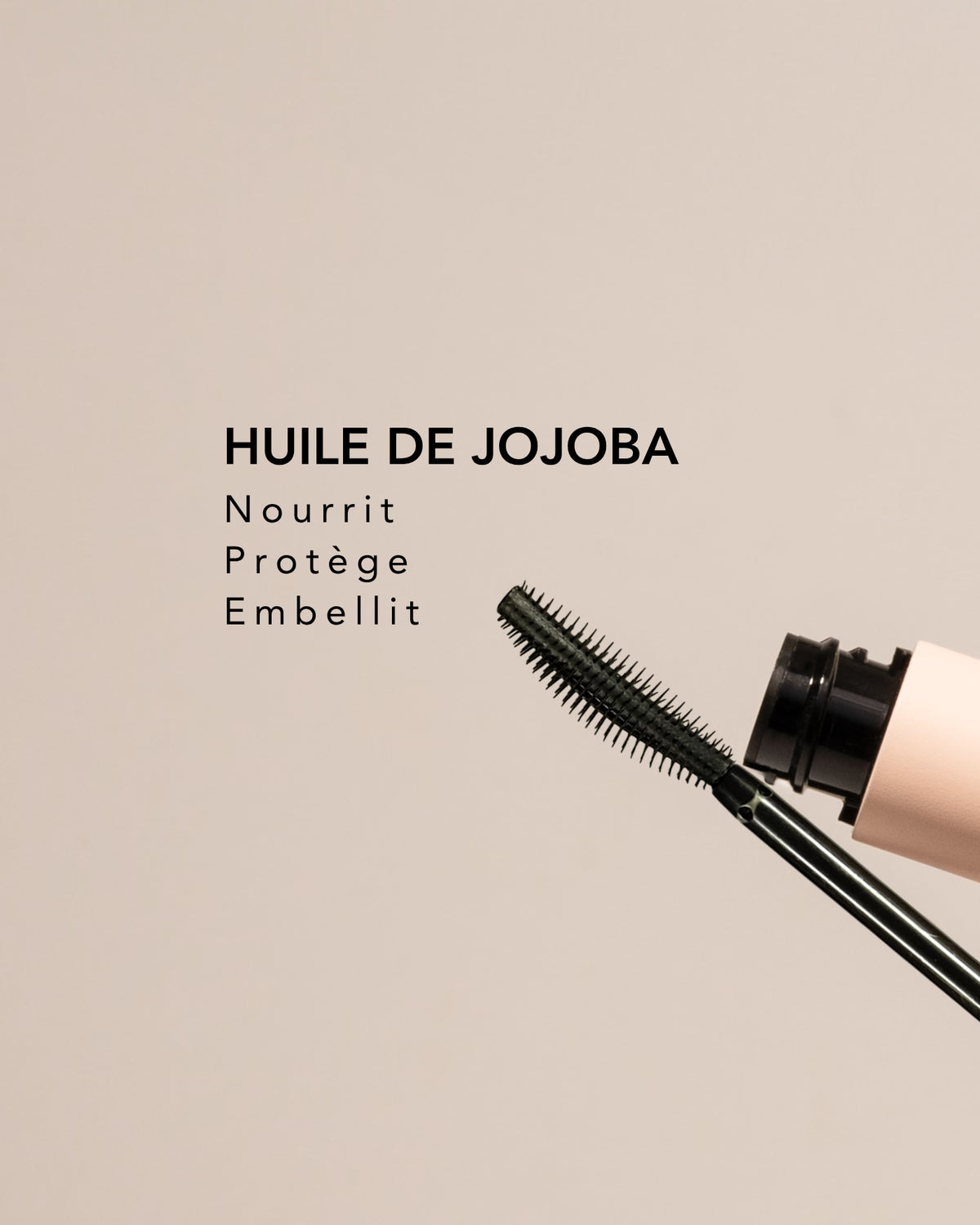 Mascara soin Noir Profond enrichi à l'huile de jojoba Rose Lane Paris