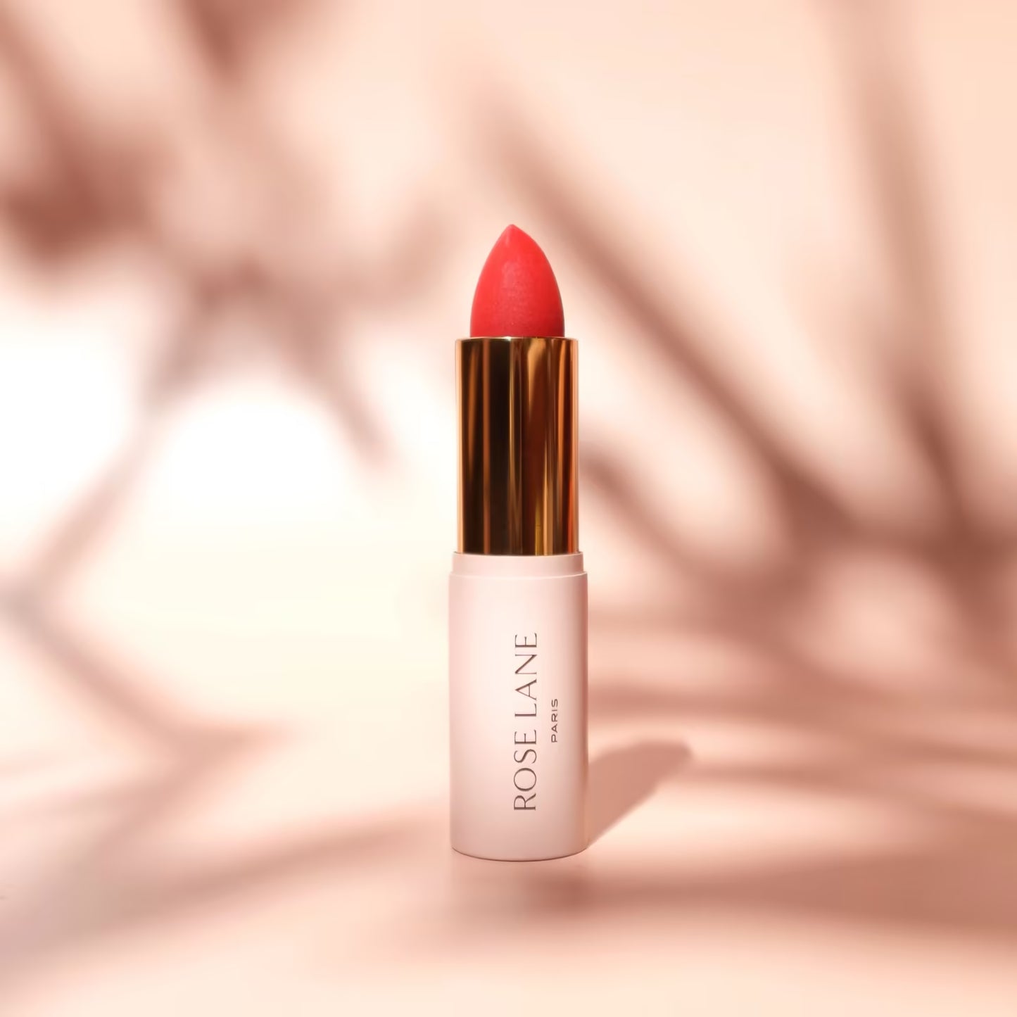 Rouge à lèvres naturel Rouge Rendez-vous pour un look raffiné, Rose Lane Paris.