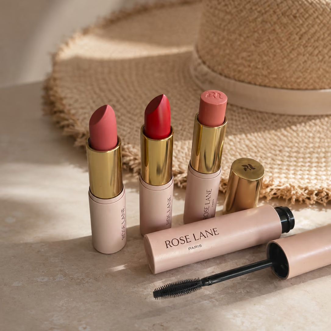 SUMMER DAY & NIGHT SET - Mascara, Blush et deux Rouge à lèvres