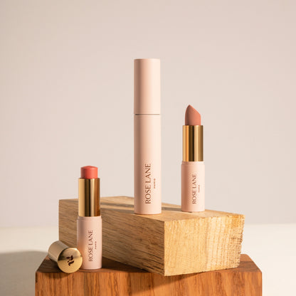 THE ESSENTIALS SET - Mascara, Rouge à lèvres, Multi-Blush Crème